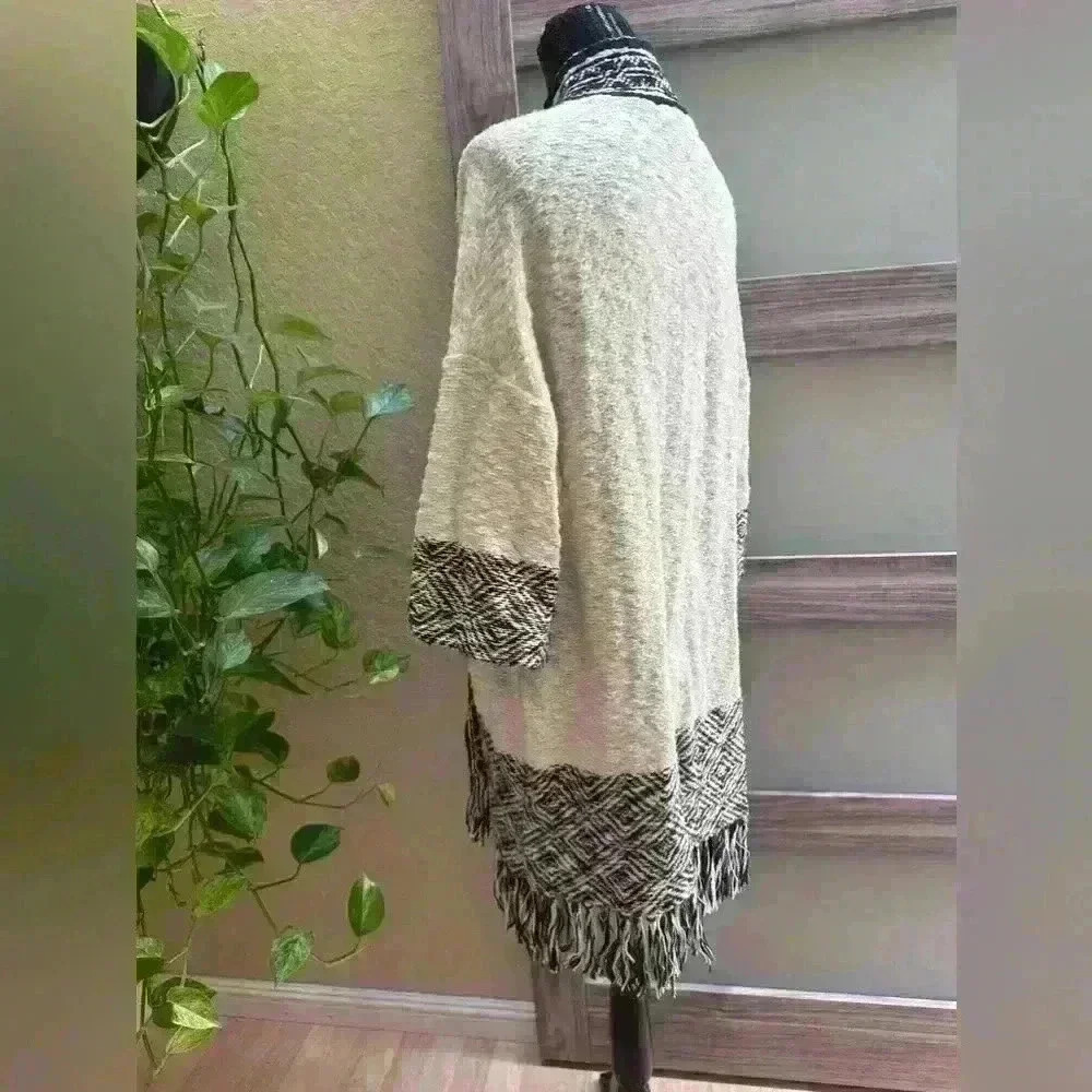 Joie Sidony Kimono Cardigan 100% Cotton Size S 🖤 Beautiful Sweater - Picture 3 of 7